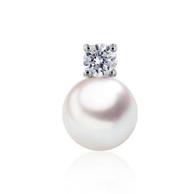 Luna-Pearls - 202.1641 - Anhänger - Damen - 750 Weißgold - Brill. H-SI 0.40ct