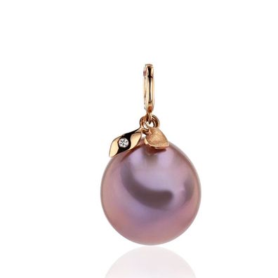 Luna-Pearls - 202.1656 - Anhänger - Damen - 750 Rotgold - Brill. H-SI 0.01ct