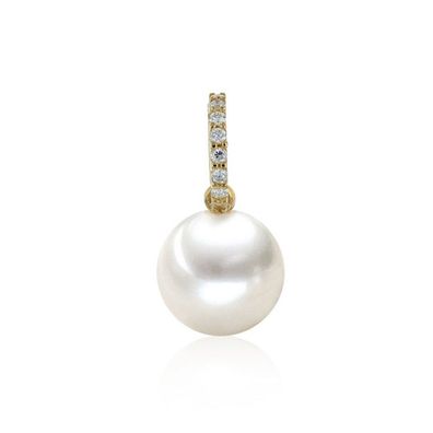 Luna-Pearls - 202.1596 - Anhänger - Damen - 750 Gelbgold - Brill. H-SI 0.08ct