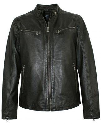 Gipsy - Herren Lederjacke Lammnappa schwarz