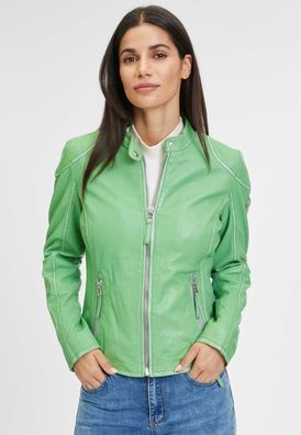 Gipsy by Mauritius - Damen Lederjacke Lammnappa grün