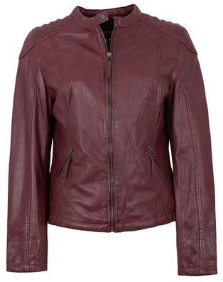 Jilani - Damen Lederjacke Lammnappa ox-red