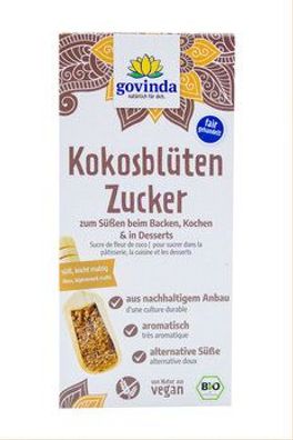 Govinda 3x Kokosblütenzucker 400g