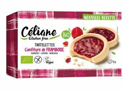 Céliane 6x Himbeertörtchen glutenfrei 130g