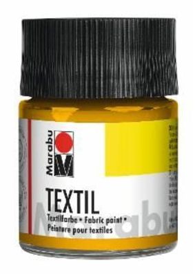 Marabu 1716 05 021 Textil Mittelgelb 021, 50 ml