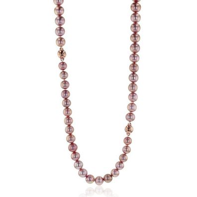 Luna-Pearls - 219.0027 - Collier - Damen - 925er Silber - rosévergoldet