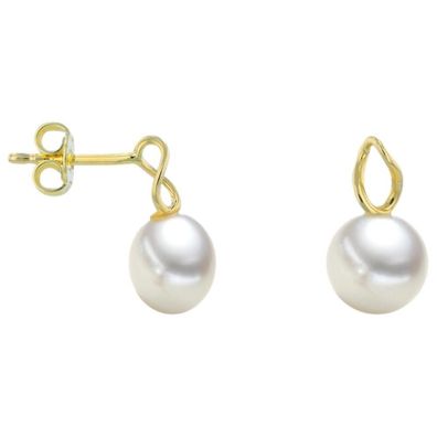 Luna-Pearls - 311.2098 - Ohrstecker - Damen - 14K Gelbgold