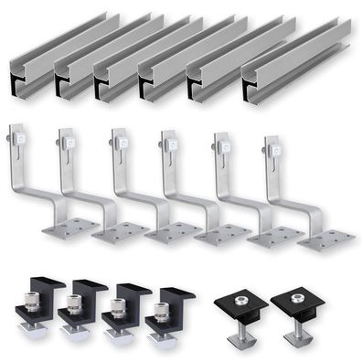 Dachmontageset für 2 PV Module