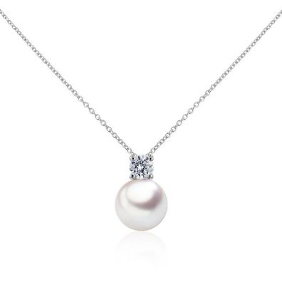 Luna-Pearls - 202.1638 - Anhänger - Damen - 18K Weißgold - 1 Brillant H/SI 0,15 ct