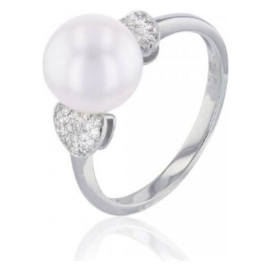 Luna-Pearls - 005.1040 - Ring - 750 Weißgold - Süßwasser-Zuchtperle 8.5-9mm