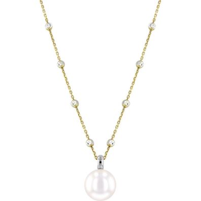 Luna-Pearls - 216.0782 - Collier - 925Silber gelbvergoldet - 100cm