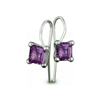 Quinn - Silberohrhänger mit Amethyst - 035847933