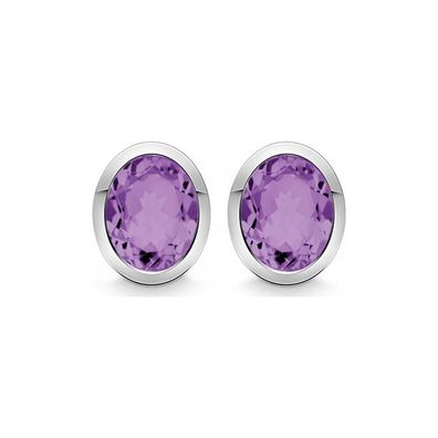 Quinn - Silberohrstecker mit Amethyst - 036811933