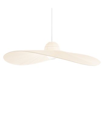 Ideal Lux MADAME SP1 Pendelleuchte mit E27 Fassung Struktur Elfenbein mit Satingewebe
