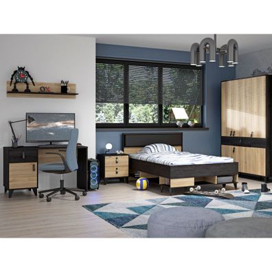 Jugendzimmer Lyrill 16 Mauvella Oak 5-teilig Jugendzimmer