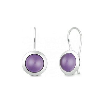 Quinn - Silberohrhänger mit Amethyst - 035839933