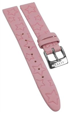 Calypso | Uhrenarmband 14mm Leder rosa Sternenmotiv | K5708/2 K5708