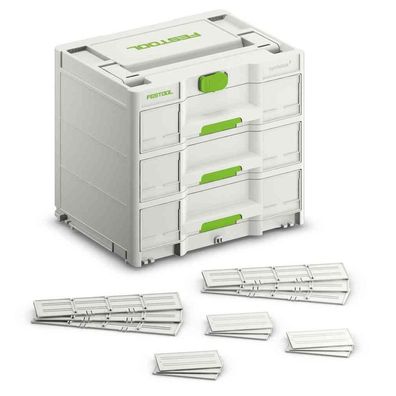 Festool Systainer Sortainer³ SYS3-SORT/3 M 337 Aufbewahrung Schubladen 577769