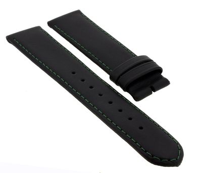 Junghans Mega Solar Uhrenarmband 20mm Leder schwarz 018/1500 018/1611