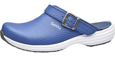 Sanita Damen Offener Clog Wave-Carbon Open Royal Navy