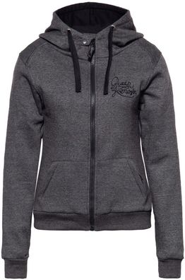 Queen Kerosin Funktions-Sweatjacke QK5206131327 Grau