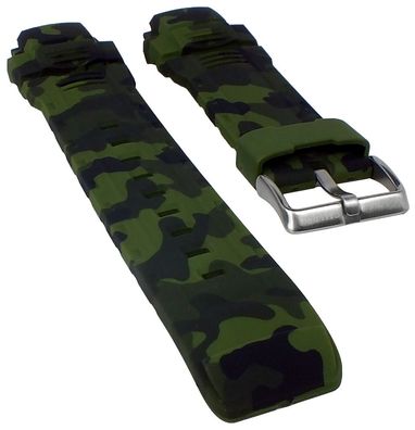 Calypso Uhrenarmband | Kunststoff Camouflage grün Modell K5723/2