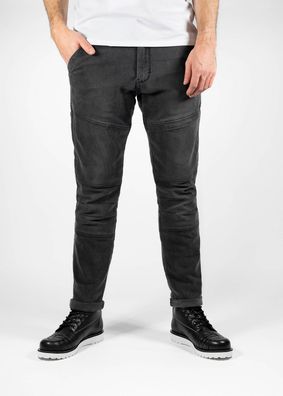 John Doe Motorrad Hose Trophy Jeans-XTM Dark Grey