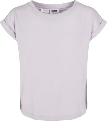 Urban Classics Mädchen Girls Organic Extended Shoulder Tee Softlilac