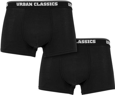 Urban Classics Boxershort Modal Boxer Shorts Double-Pack Black