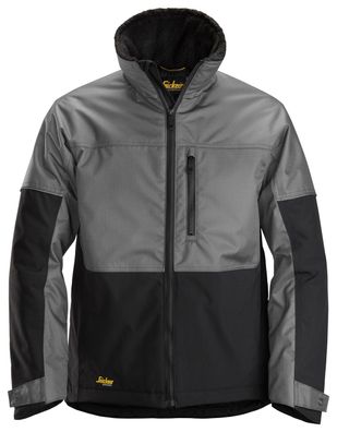 Snickers AllroundWork Winter Arbeitsjacke Grau-Schwarz