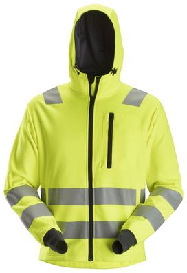 Snickers AllroundWork Hi-Vis Hoodie m. Reißverschluss, Kl. 2/3, EN 20471 High-Vis