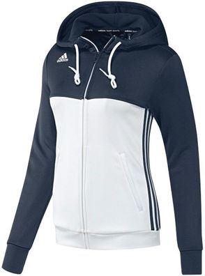 adidas T16 Team Hoodie Frauen Blau/Weiß-XL