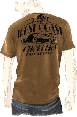 WCC West Coast Choppers T-Shirt Fast As Hack braun