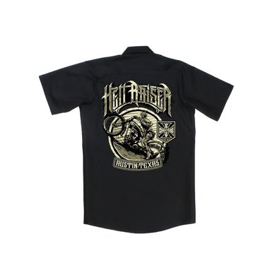 WCC West Coast Choppers Hemd Hell Raisers Workshirt Blacklack