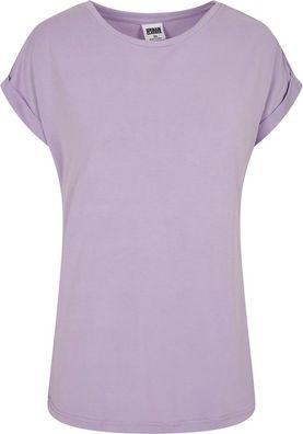 Urban Classics Damen Ladies Modal Extended Shoulder Tee Lilac