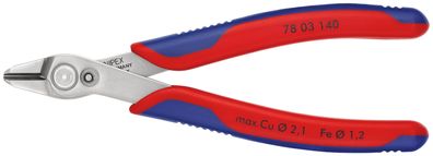 KNIPEX 78 03 140 Electronic Super Knips® XL 140 mm poliert mit Mehrkomponenten-Hüllen