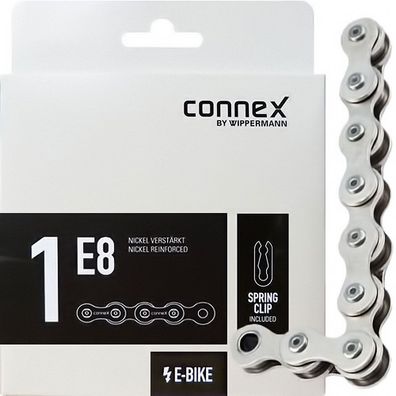 Connex Kette 1/2 x 1/8 1E8 Nickel 136Glieder Karton Fahrrad