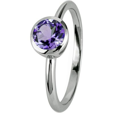 Jacques Lemans - Ring Sterlingsilber mit Amethyst - SE-R101D