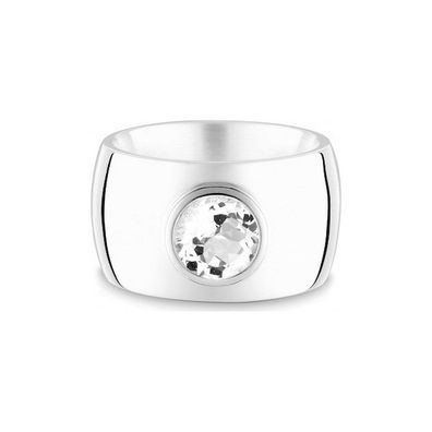 QUINN - Ring - Damen - Silber 925 - Edelstein - Weißtopas - Weite 56 - 21011620