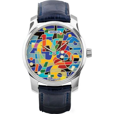 Bereve - Armbanduhr - Numbers Enamel Grand Feu Silver Dial - A1. BV02.01.X. W1