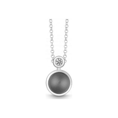 QUINN - Halskette - Silber - Diamant - Mondstein - Wess. (H) - 27191950