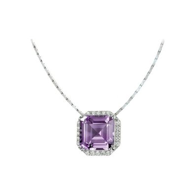 Jacques Lemans - Kette Sterlingsilber mit Amethyst - SE-C104D