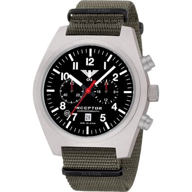 KHS - Armbanduhr - Herren - Chronograph - Inceptor Steel - KHS. INCSC. NSGO