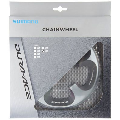 Shimano Kettenblätter DURA-ACE FC-7950 50 Zähne 110mm Aluminium silber Fahrrad