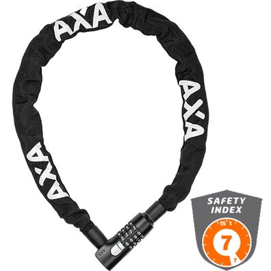 AXA Kettenschloss Absolute 5 Code 90cm Ø=5mm schwarz