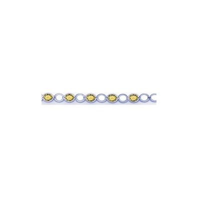 Quinn - Silberarmband mit Lemonquarzen - 028800948