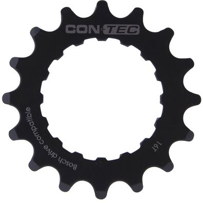 Contec Motorritzel Sprocket-b f. Bosch Antrieb 3/32, 16 Zähne schwarz