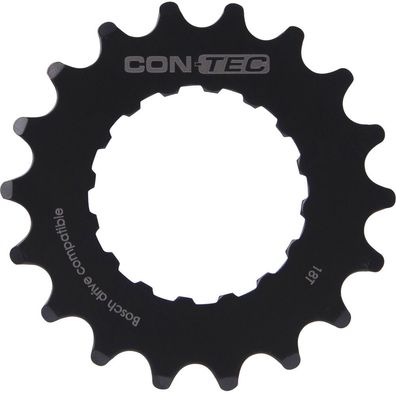 Contec Motorritzel Sprocket-b f. Bosch Antrieb 3/32, 18 Zähne schwarz