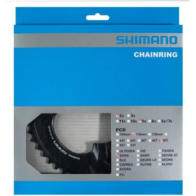 Shimano Kettenblätter FC-R3000 50 Zähne 110mm Aluminium/Resin schwarz Fahrrad