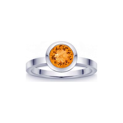 Quinn - Silberring mit Citrin - 021809611 - Weite 56